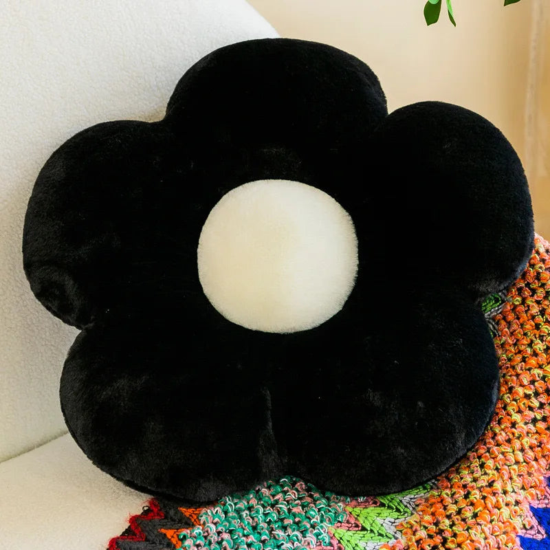 Round Flower Chair Cushion