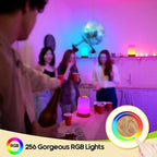 Wood Grain RGB Touch Lamp