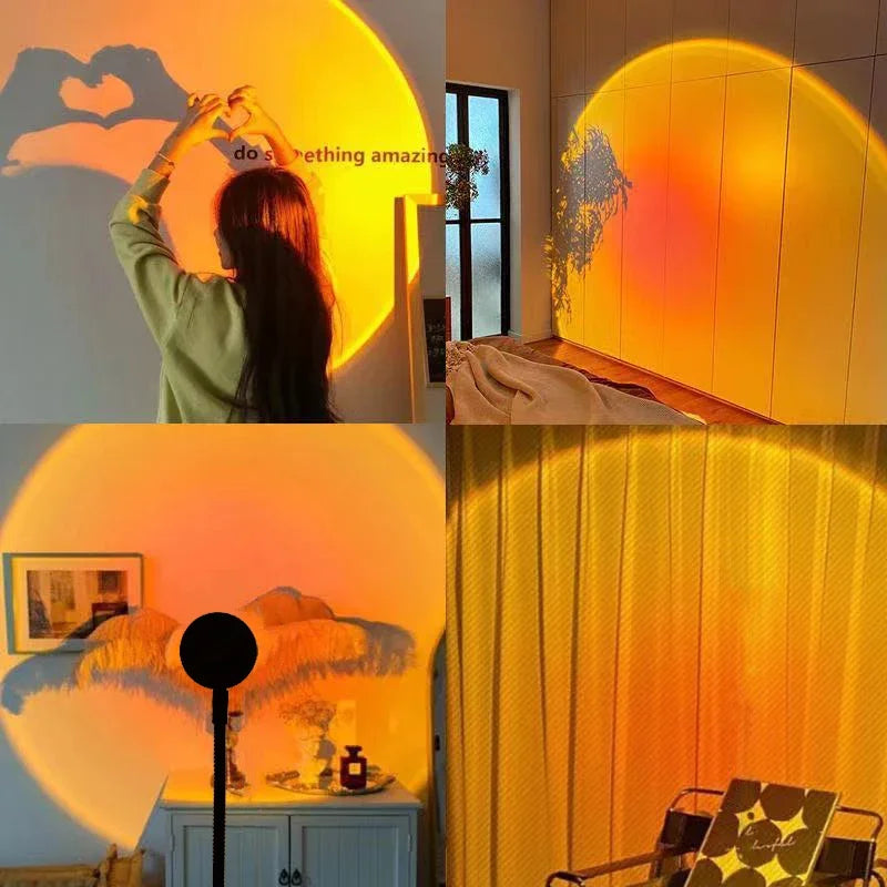 Sunset Lamp Projection