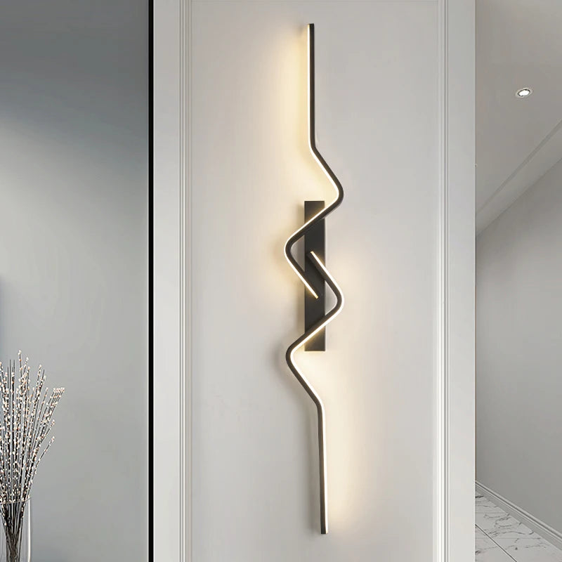 Modern Linear Stairwell Wall Light
