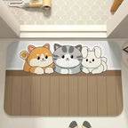 Cartoon Pet Bath Mat