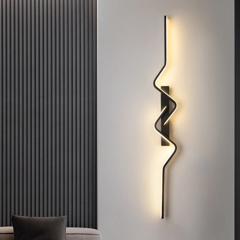 Modern Linear Stairwell Wall Light