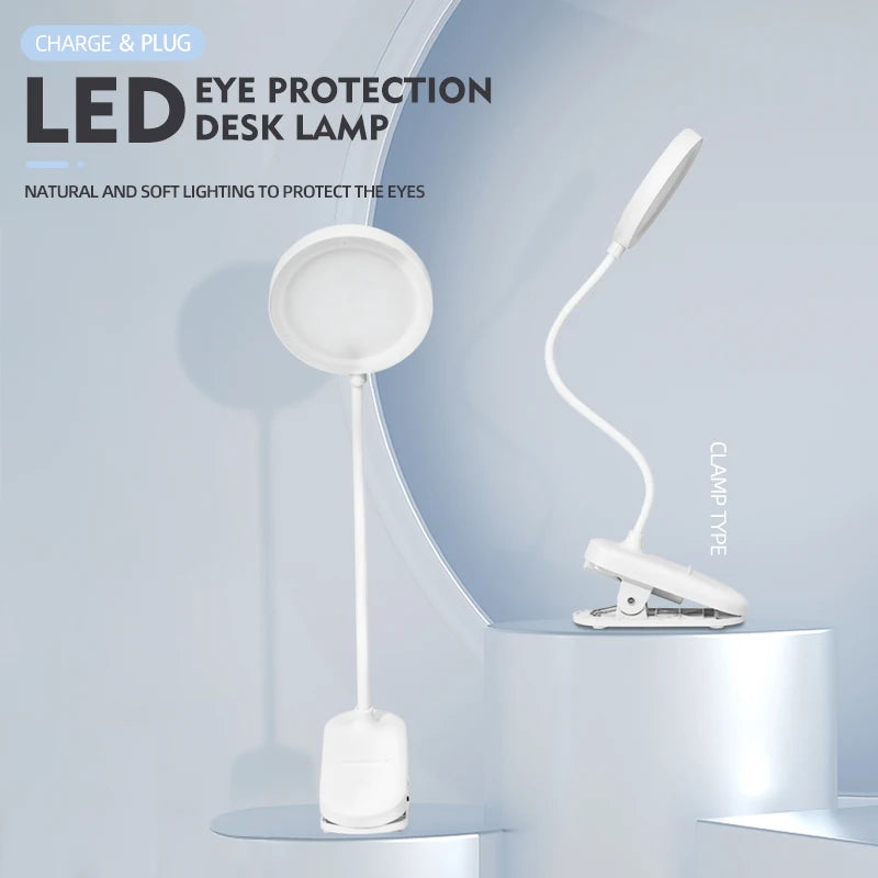 Clip-On Rechargeable Desk Lamp