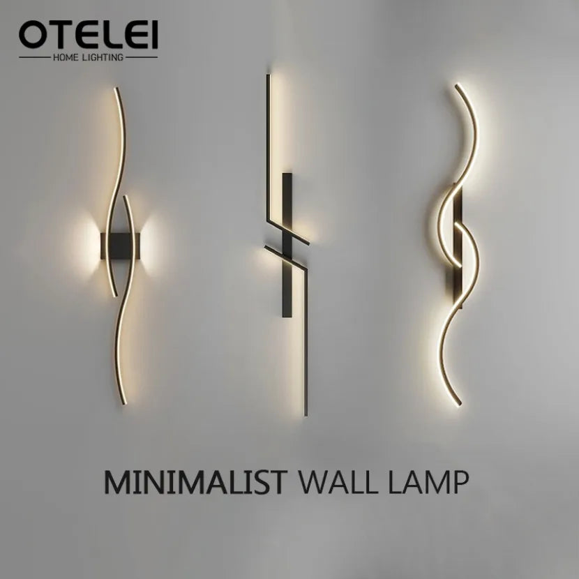 Long Strip LED Wall Light with Remote