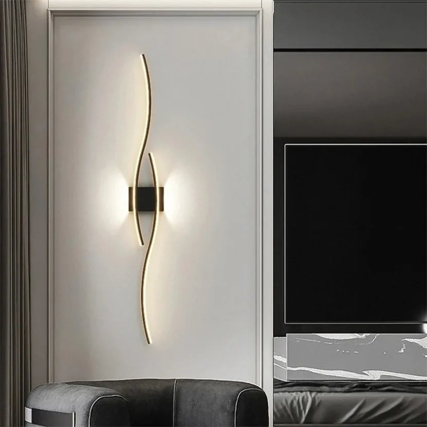 Long Strip LED Wall Light with Remote