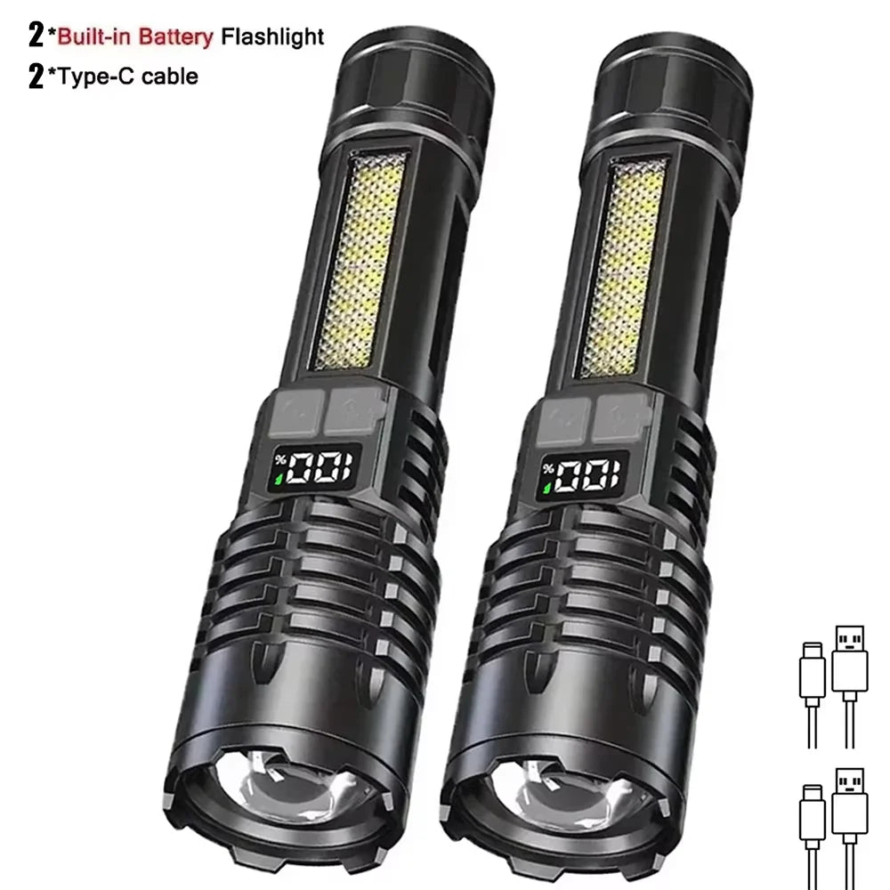 Rechargeable LED Zoom Torch
