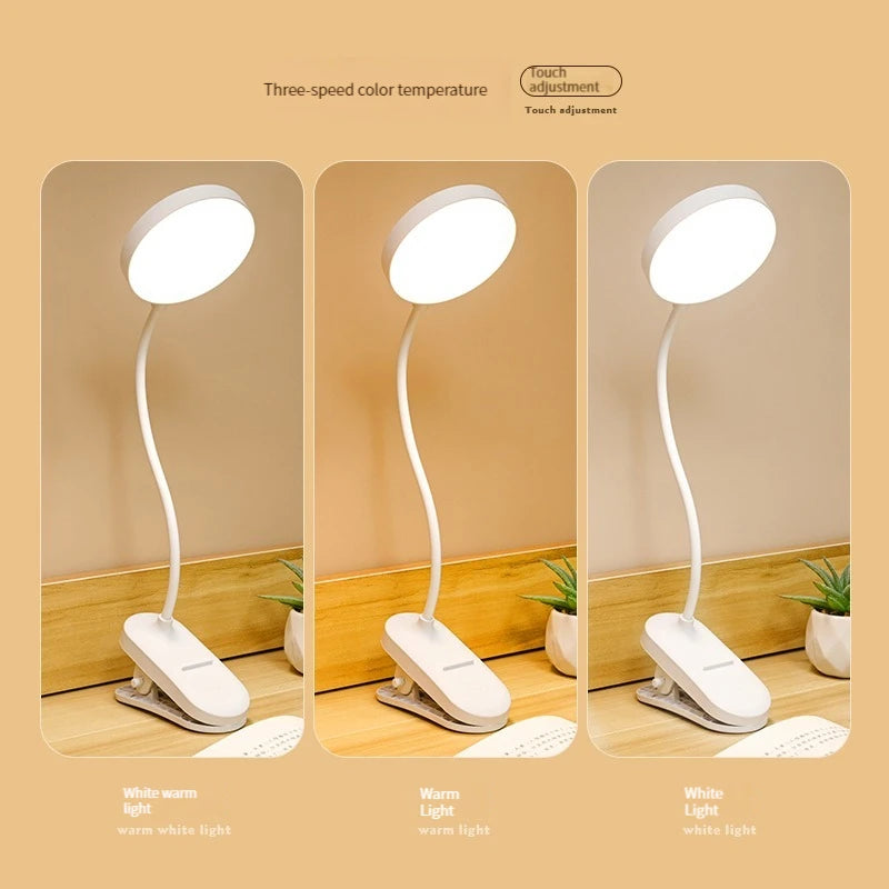 Clip-On Rechargeable Desk Lamp