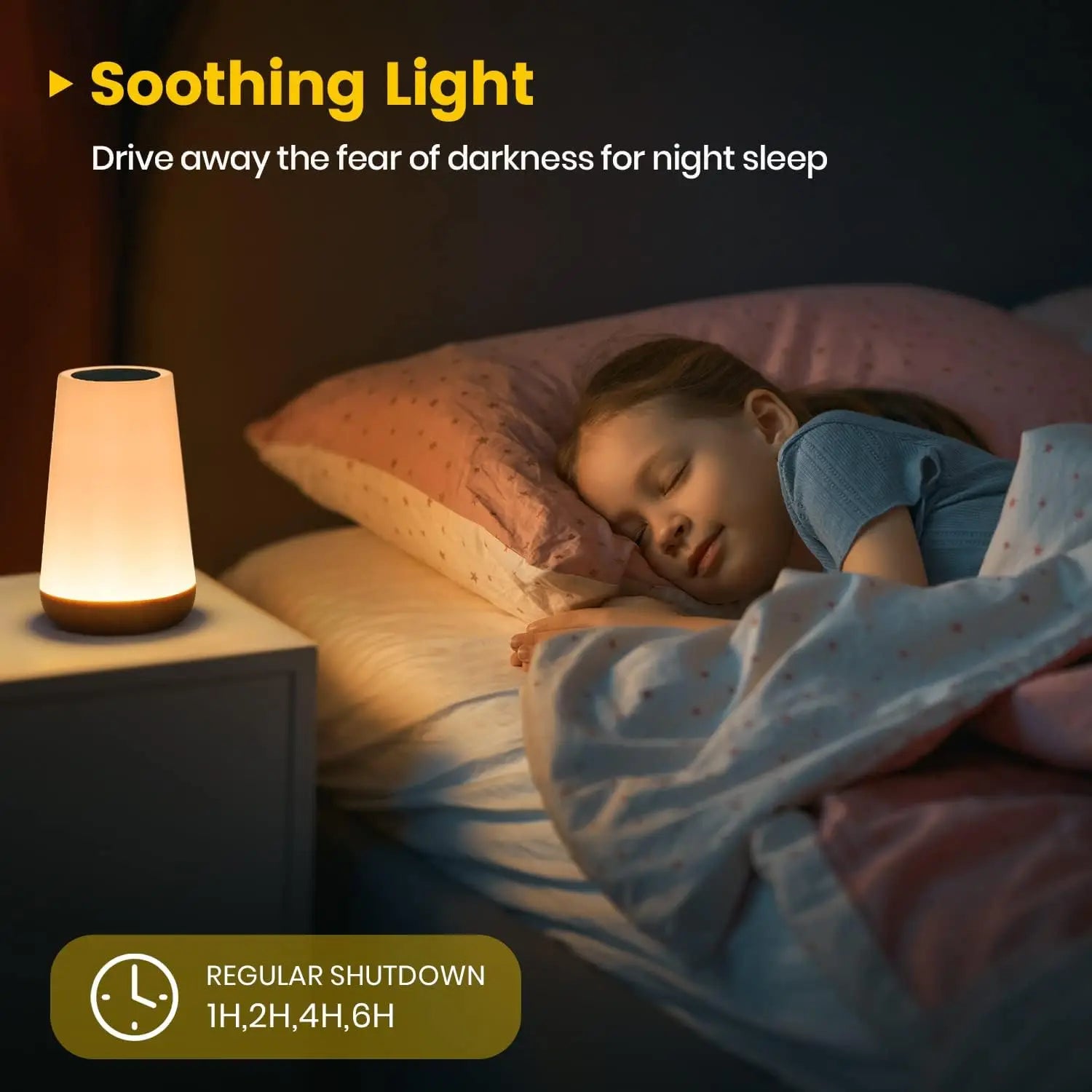 13-Colour Rechargeable Bedside Lamp