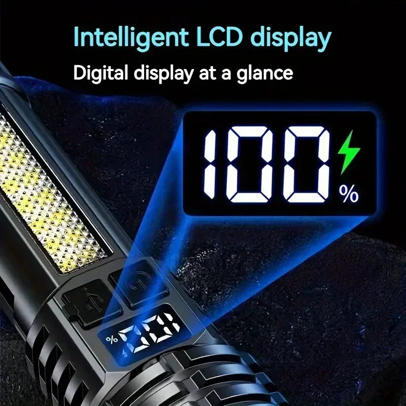 Rechargeable LED Zoom Torch