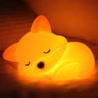 Squishy Silicone Fox Night Light