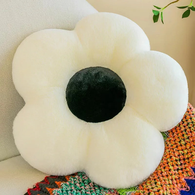 Round Flower Chair Cushion