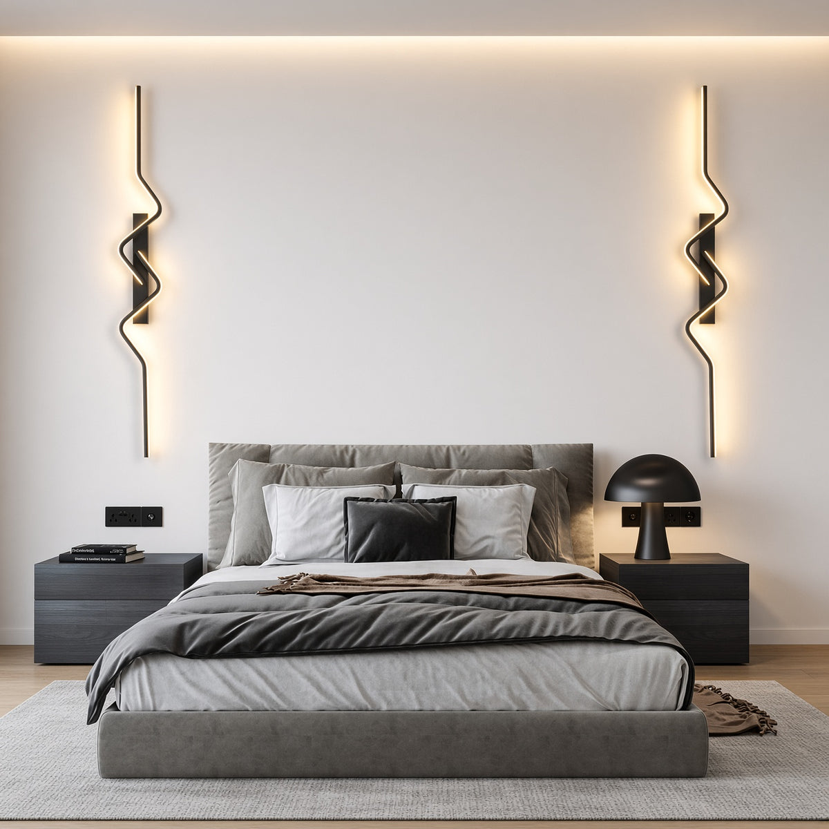 Modern Linear Stairwell Wall Light
