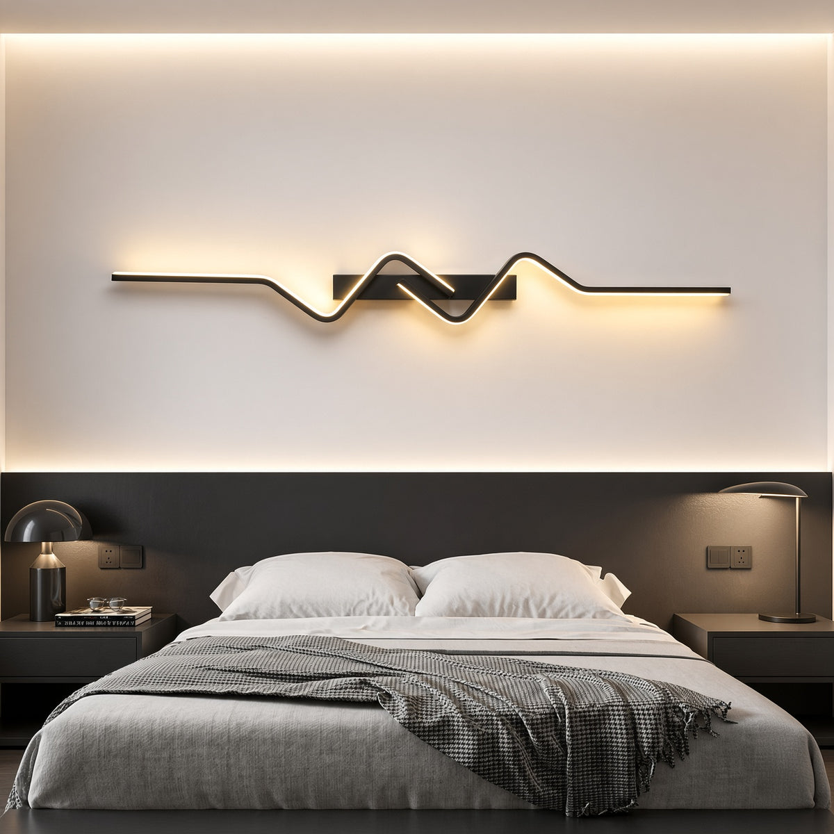 Modern Linear Stairwell Wall Light