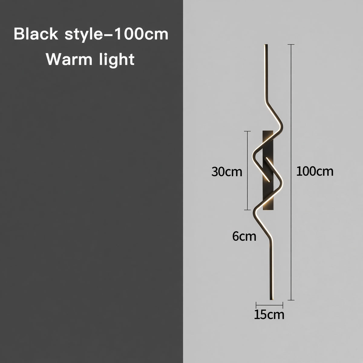 Modern Linear Stairwell Wall Light