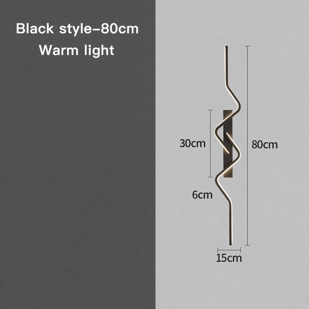 Modern Linear Stairwell Wall Light