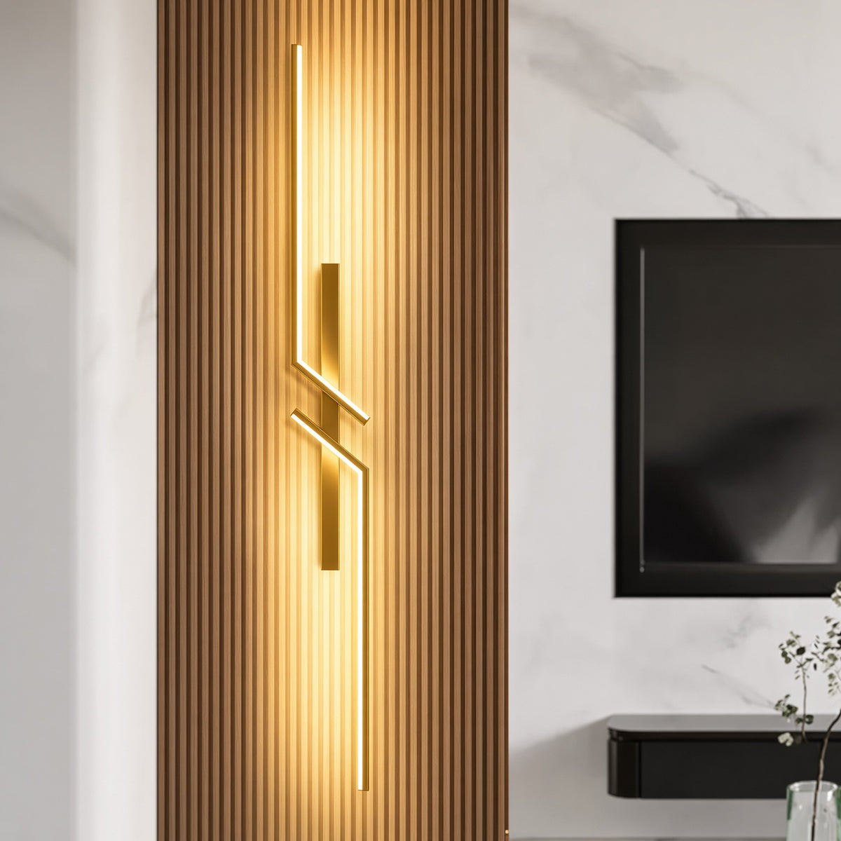 Long Strip LED Wall Light with Remote