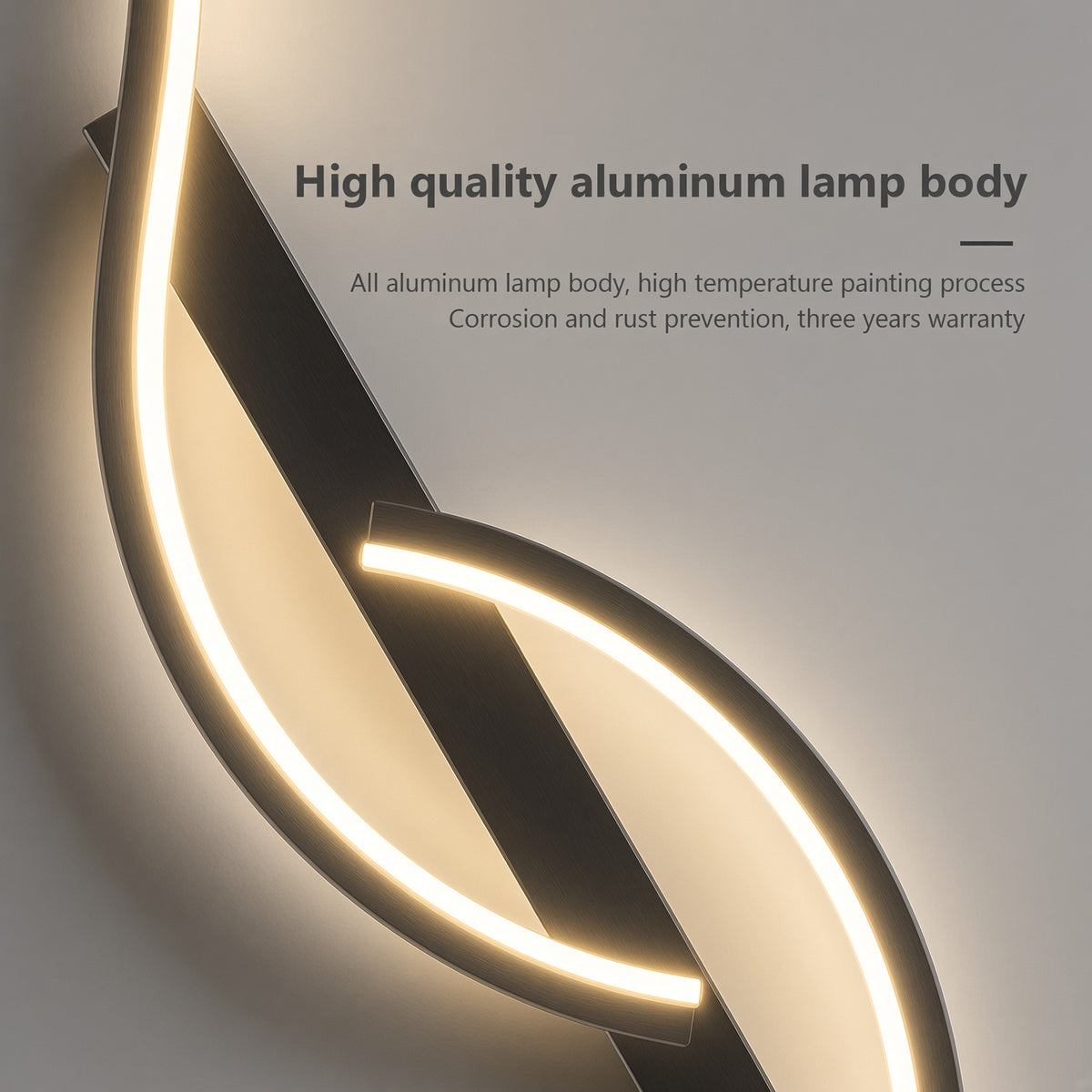 Long Strip LED Wall Light with Remote