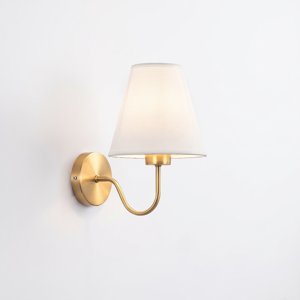 Fabric Shade Wall Light