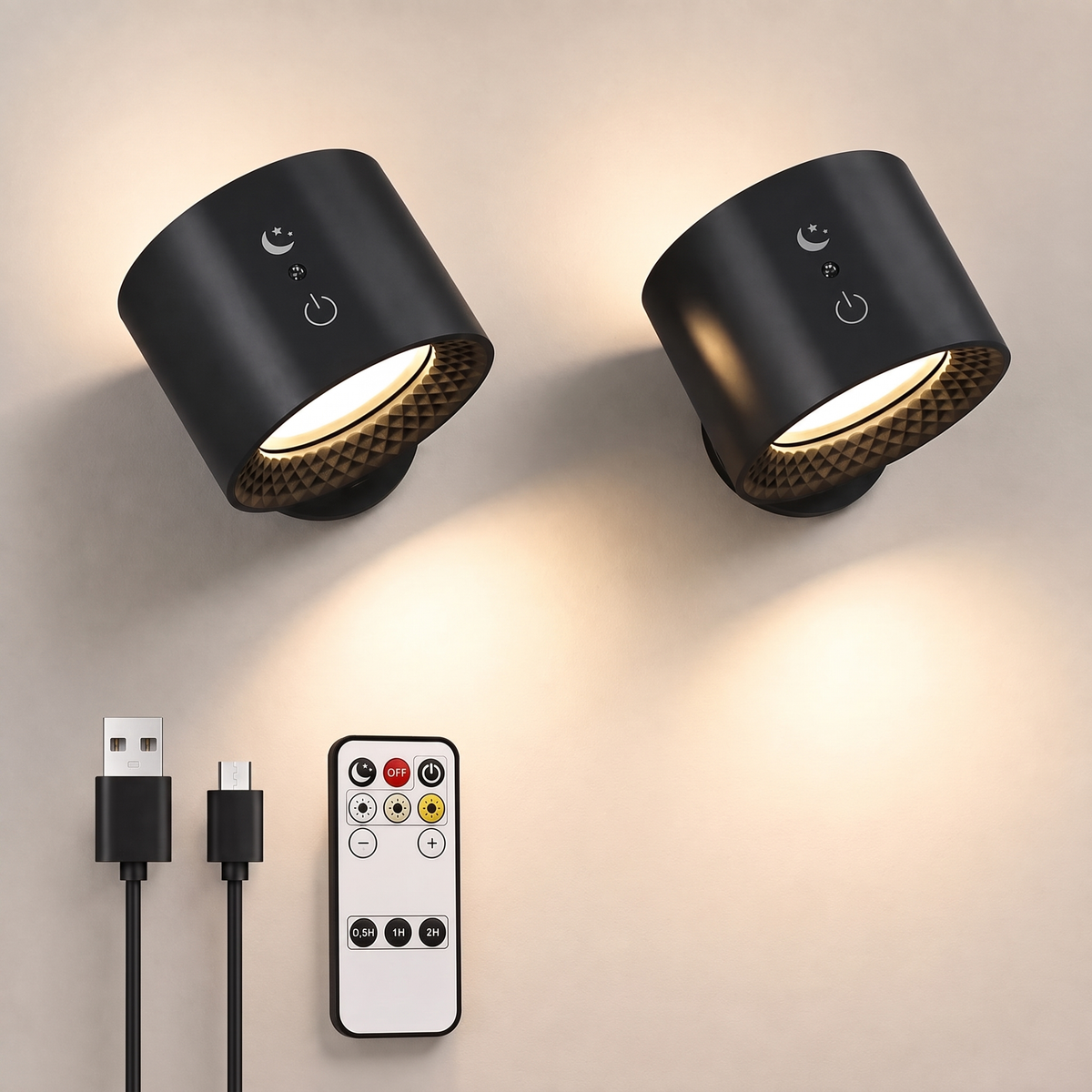 Rotatable LED Reading Wall Light