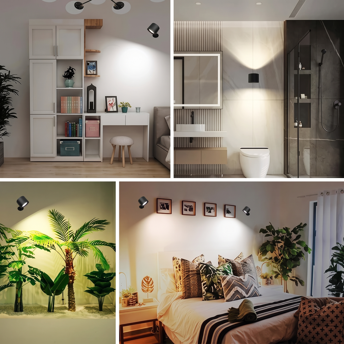 Rotatable LED Reading Wall Light