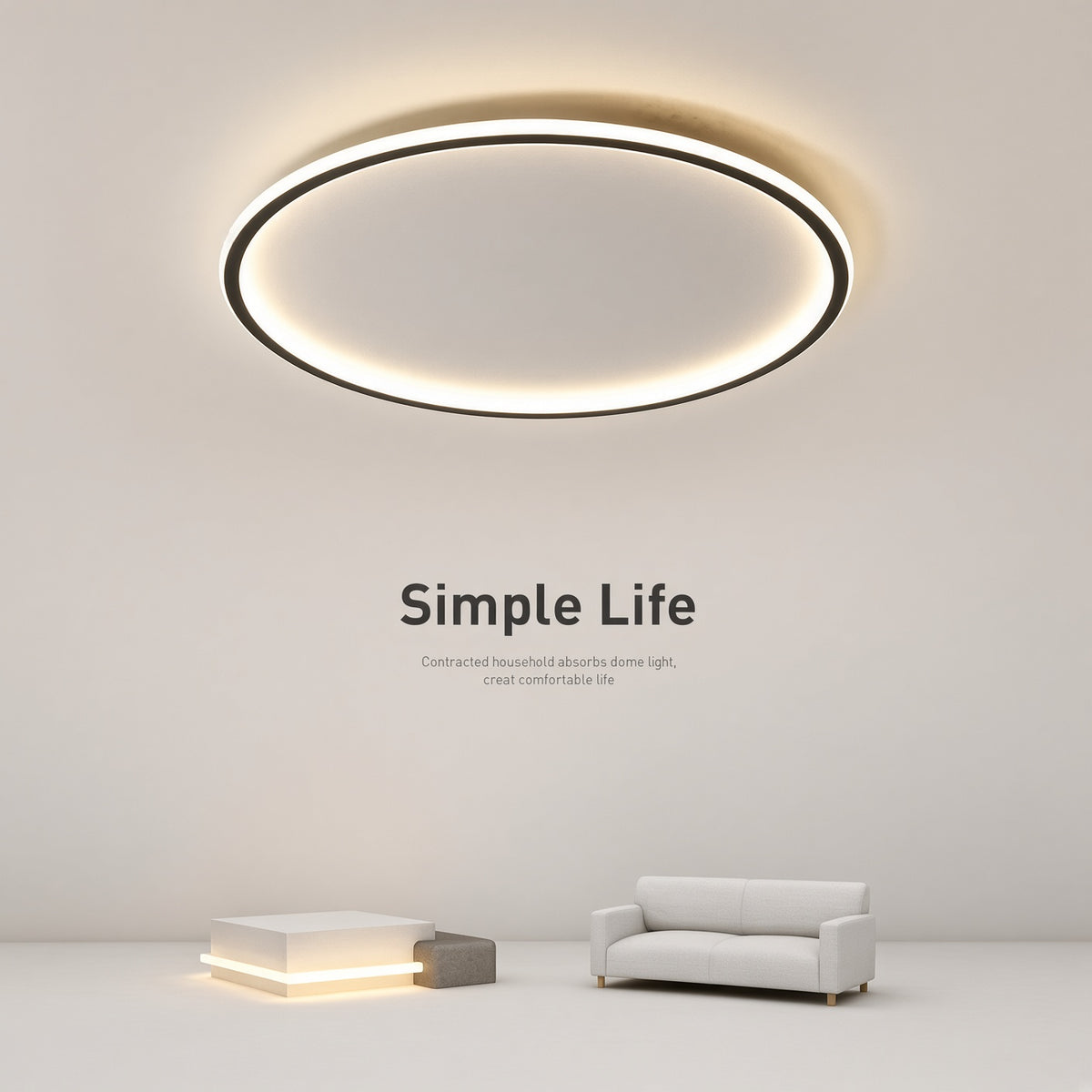Nordic Circular LED Ceiling Light