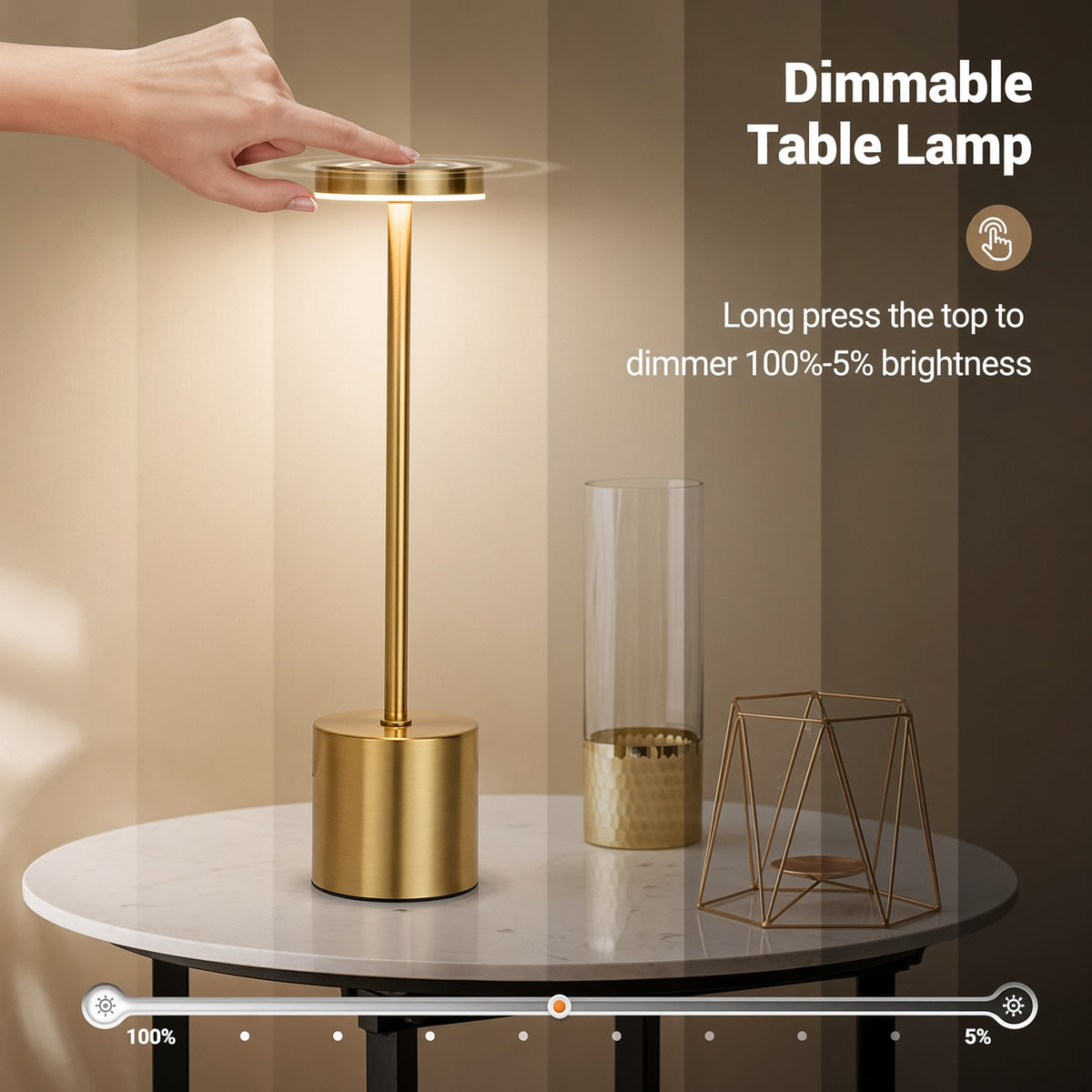 Cordless Touch Table Lamp
