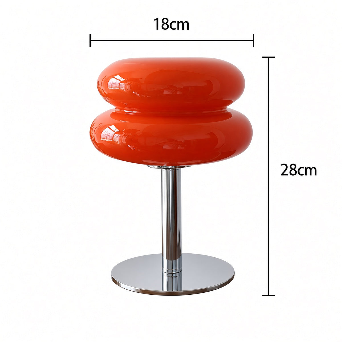 Dimmable Glass Bedside Lamp