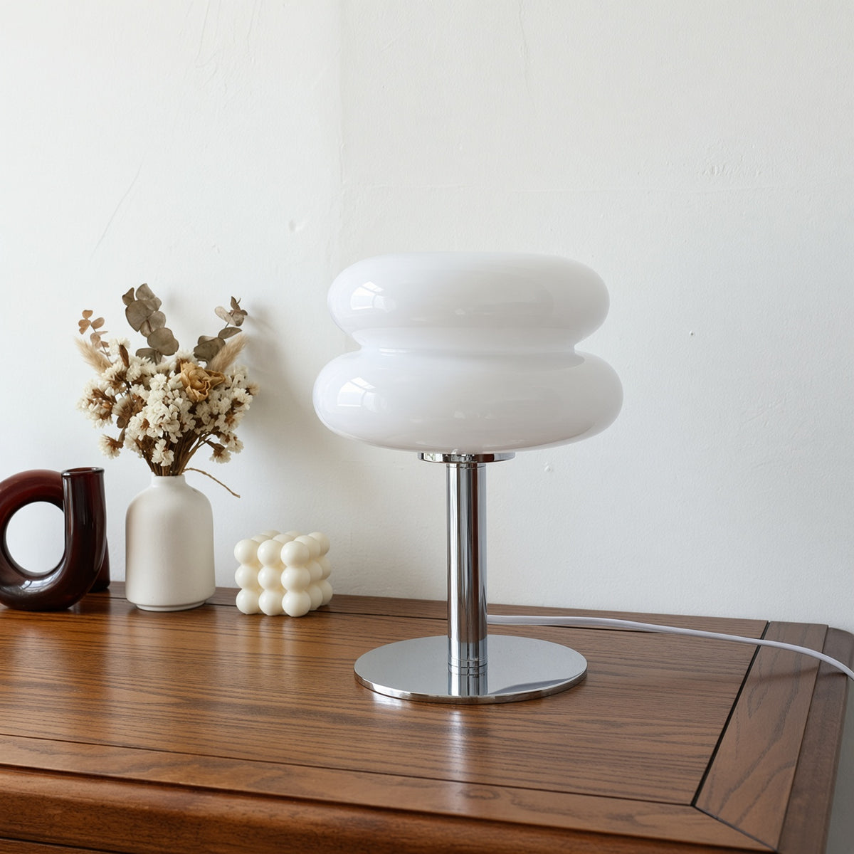 Dimmable Glass Bedside Lamp