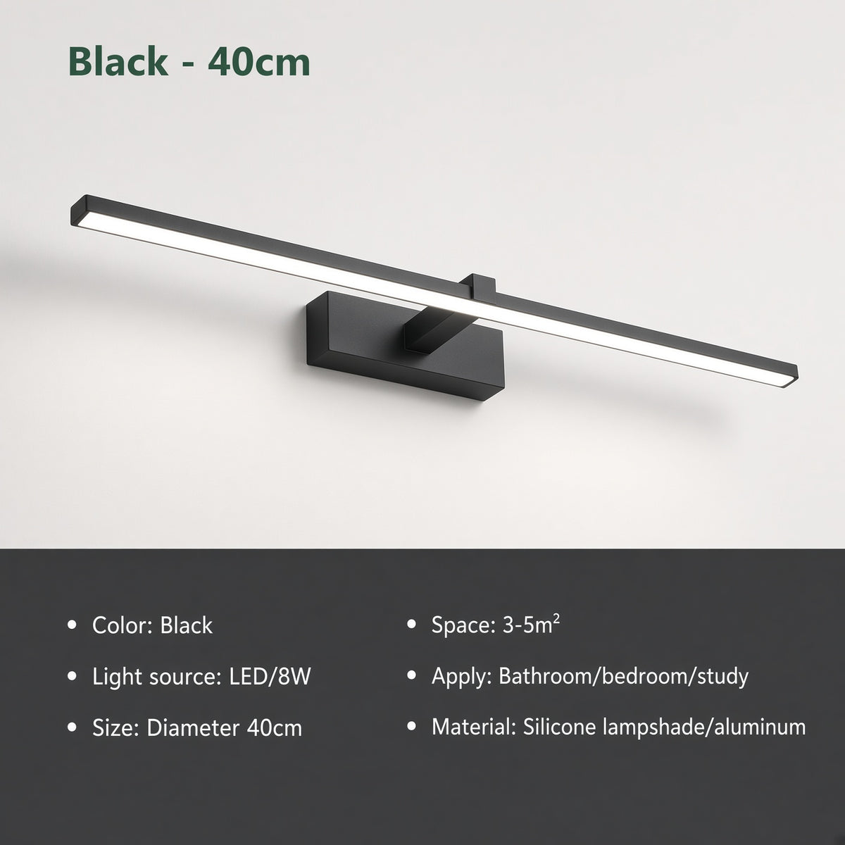 LED Bathroom Mirror Wall Light
