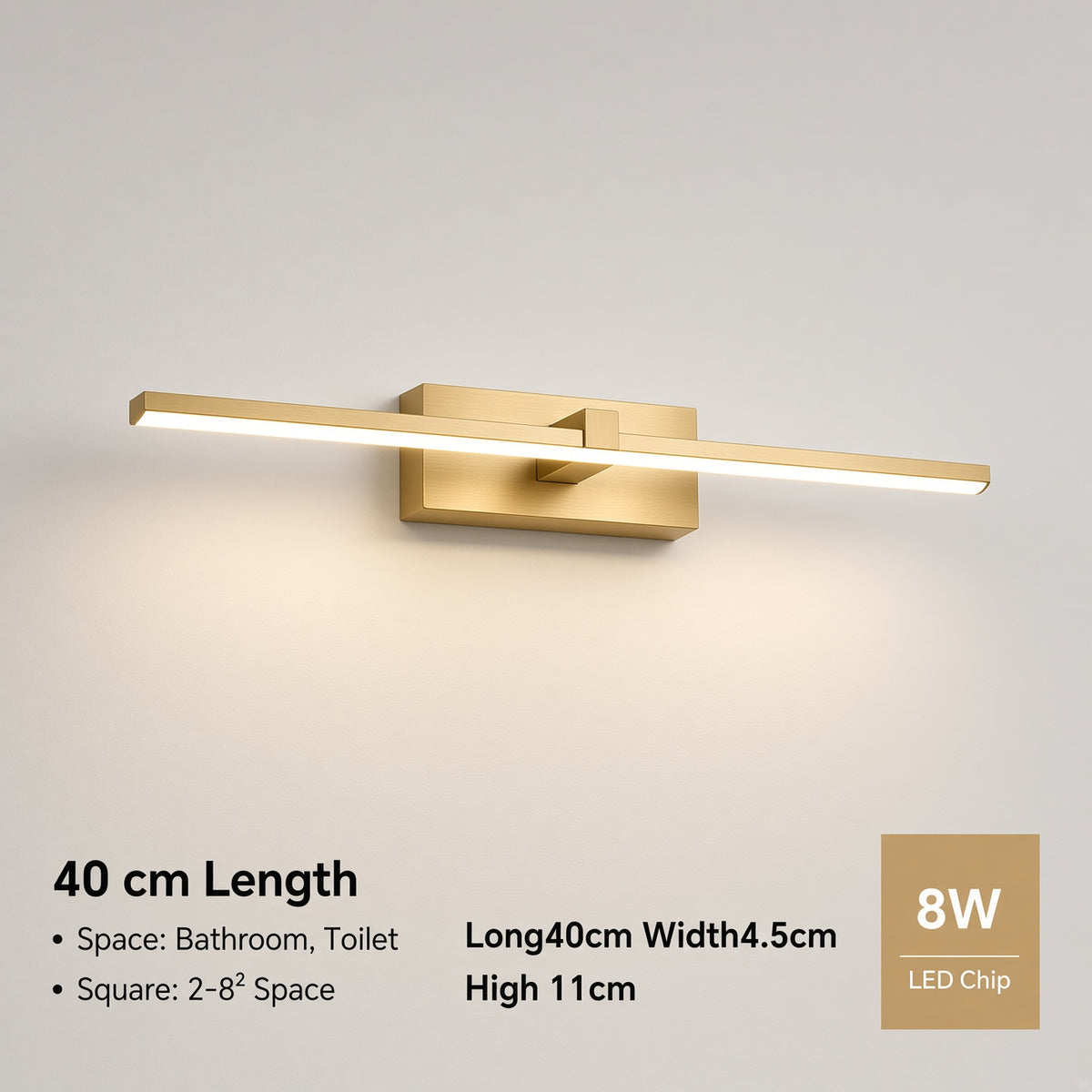 LED Bathroom Mirror Wall Light