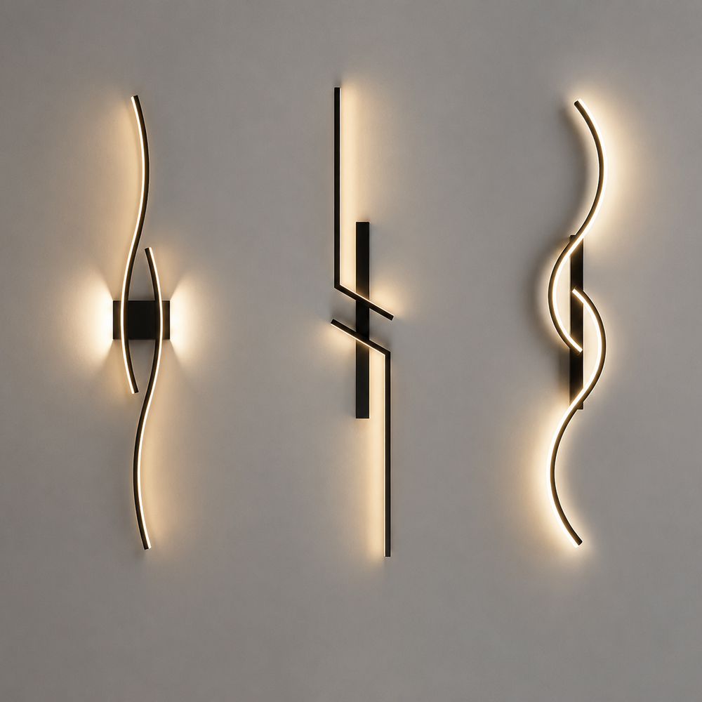 Long Strip LED Wall Light with Remote